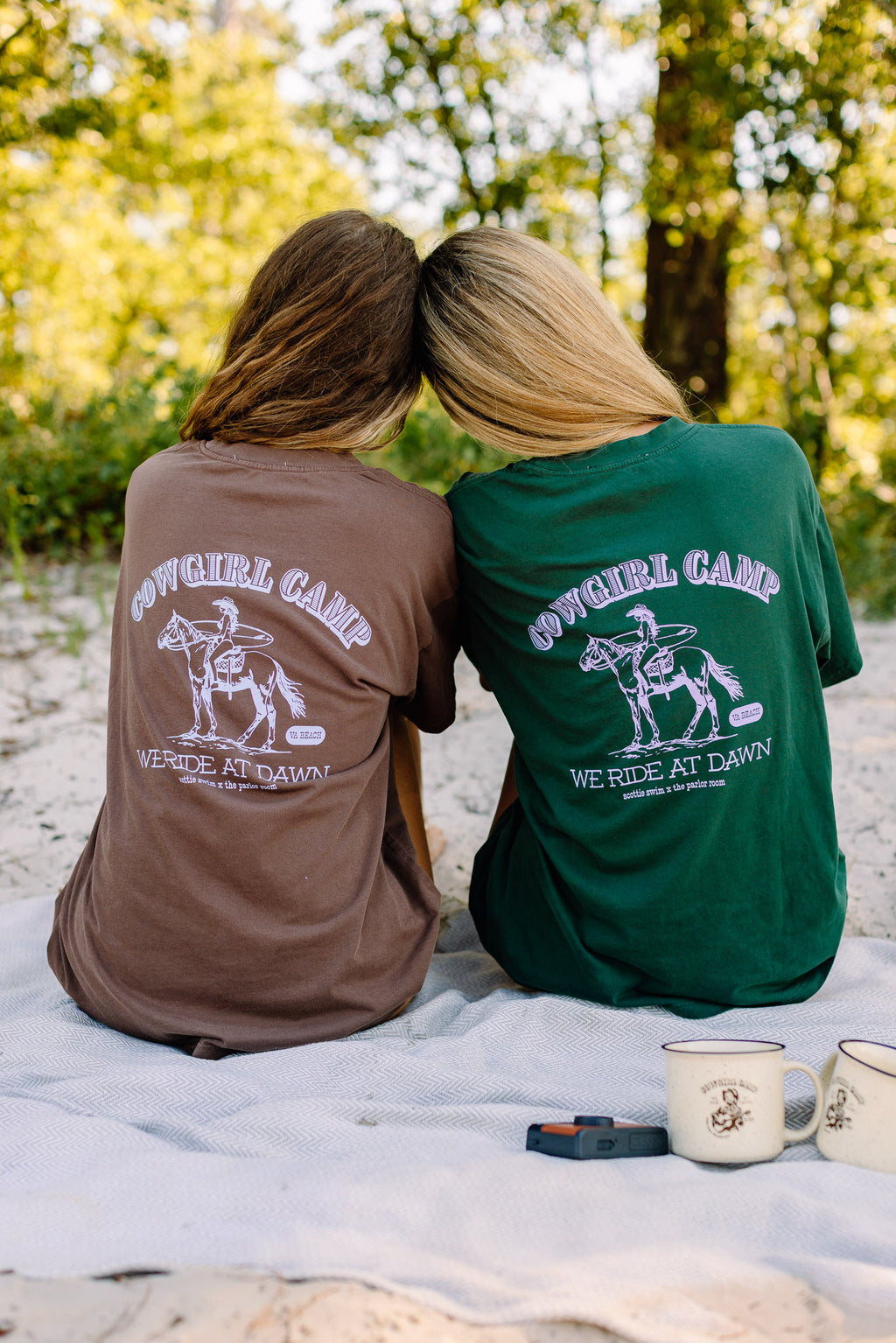 Cowgirl Camp Graphic Oversized Tee