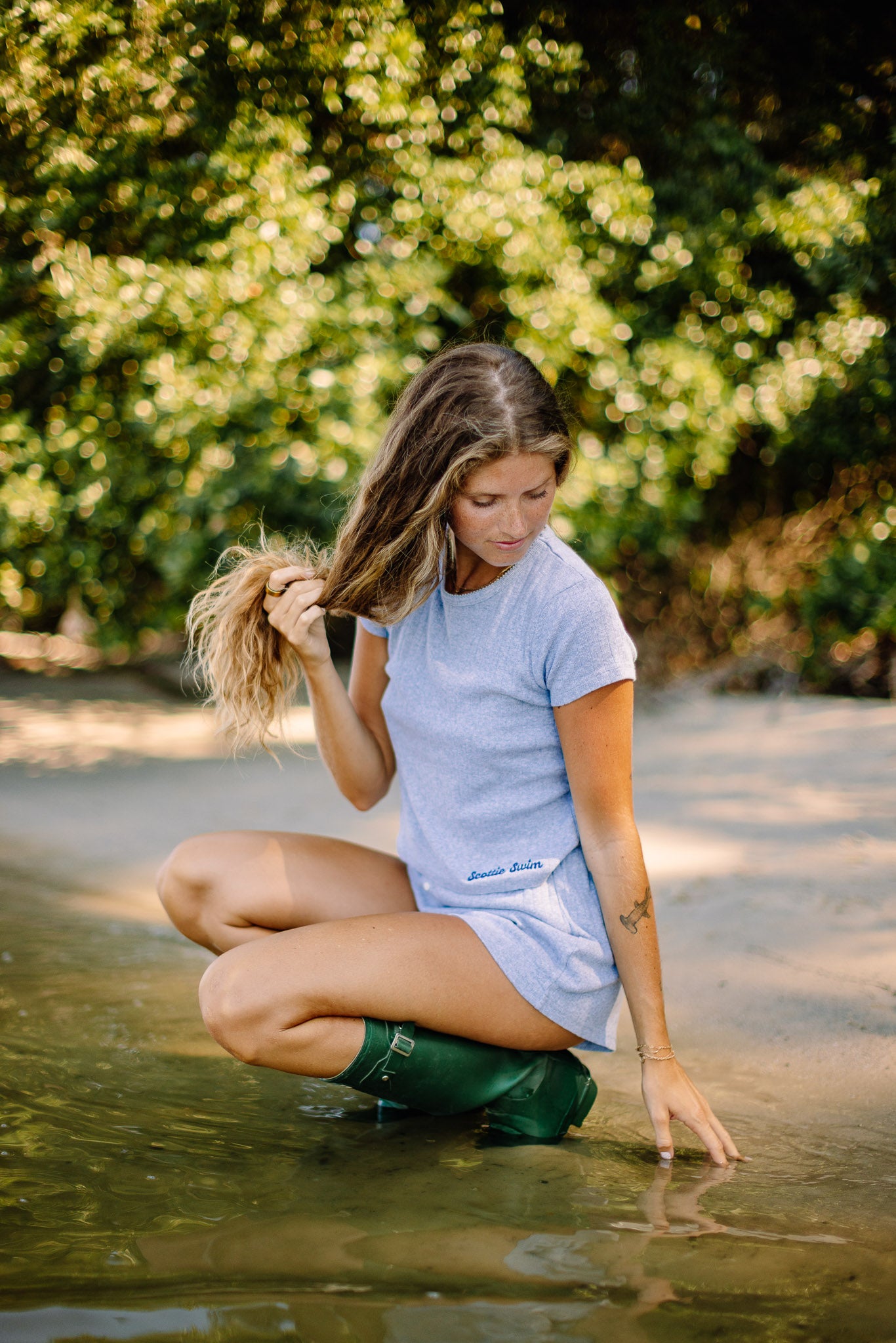 Pointelle Short Sleeve