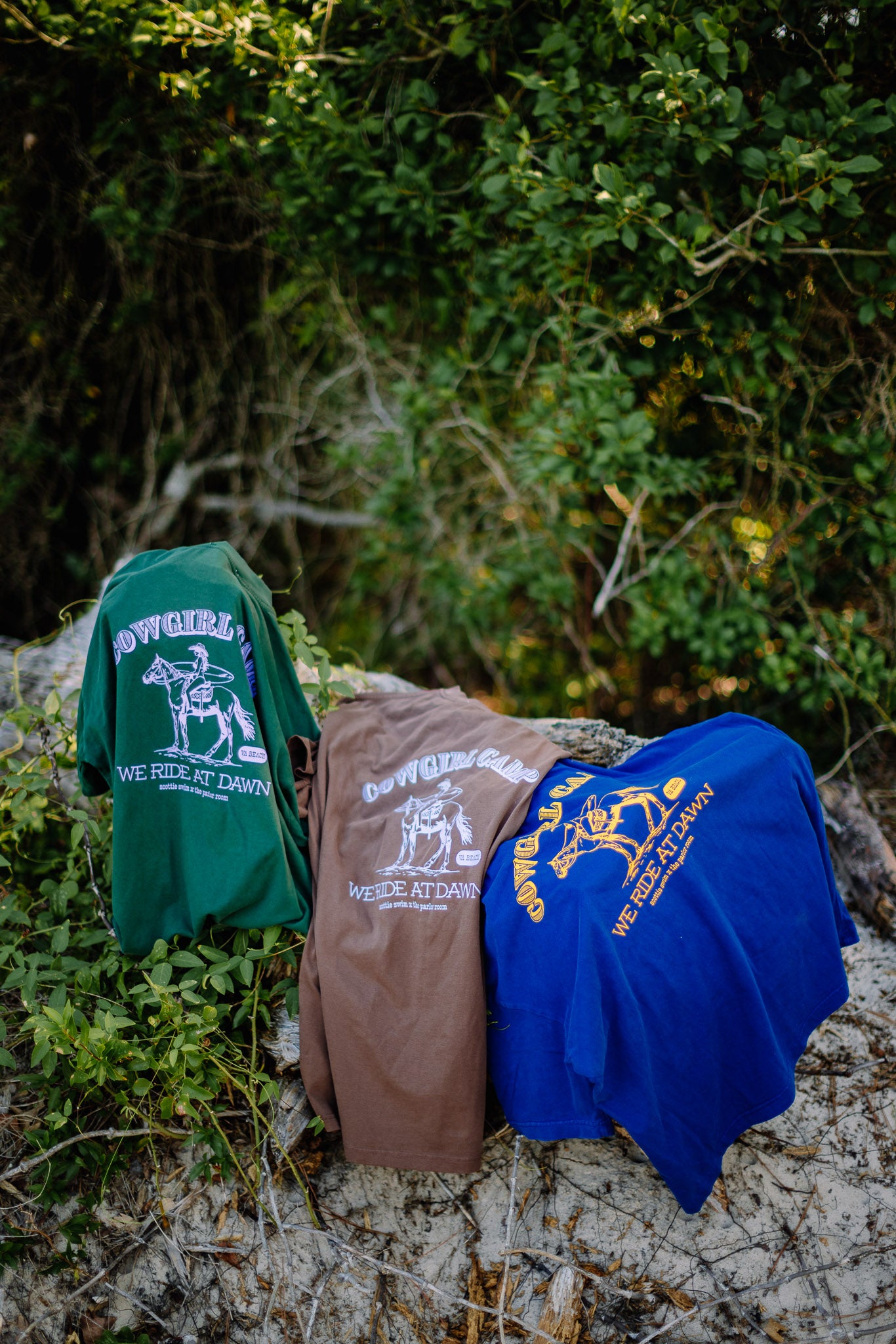 Cowgirl Camp Graphic Oversized Tee