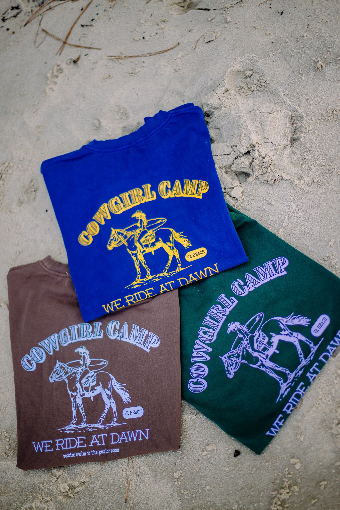 Cowgirl Camp Graphic Oversized Tee