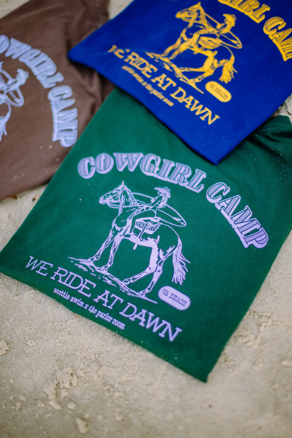 Cowgirl Camp Graphic Oversized Tee