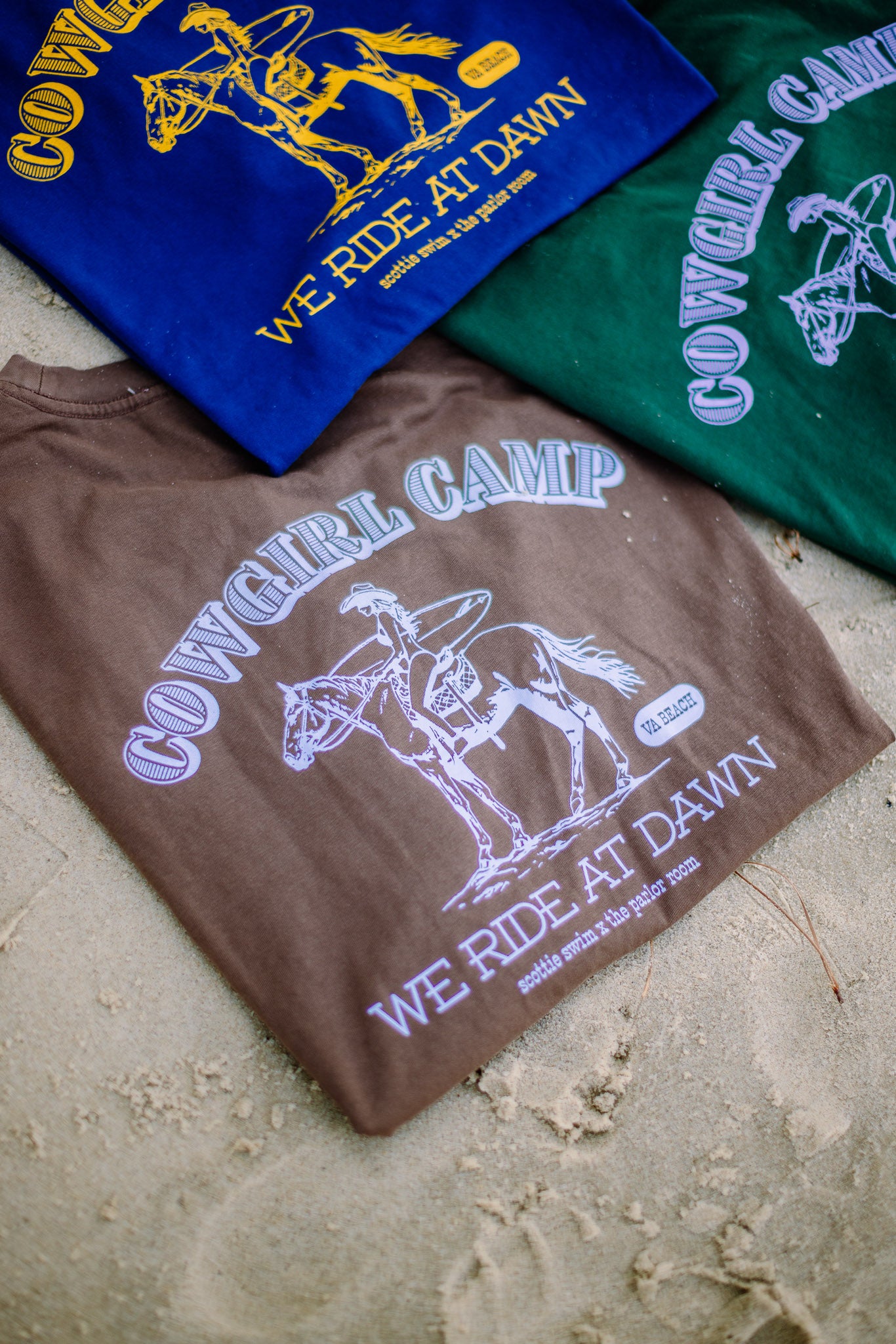 Cowgirl Camp Graphic Oversized Tee