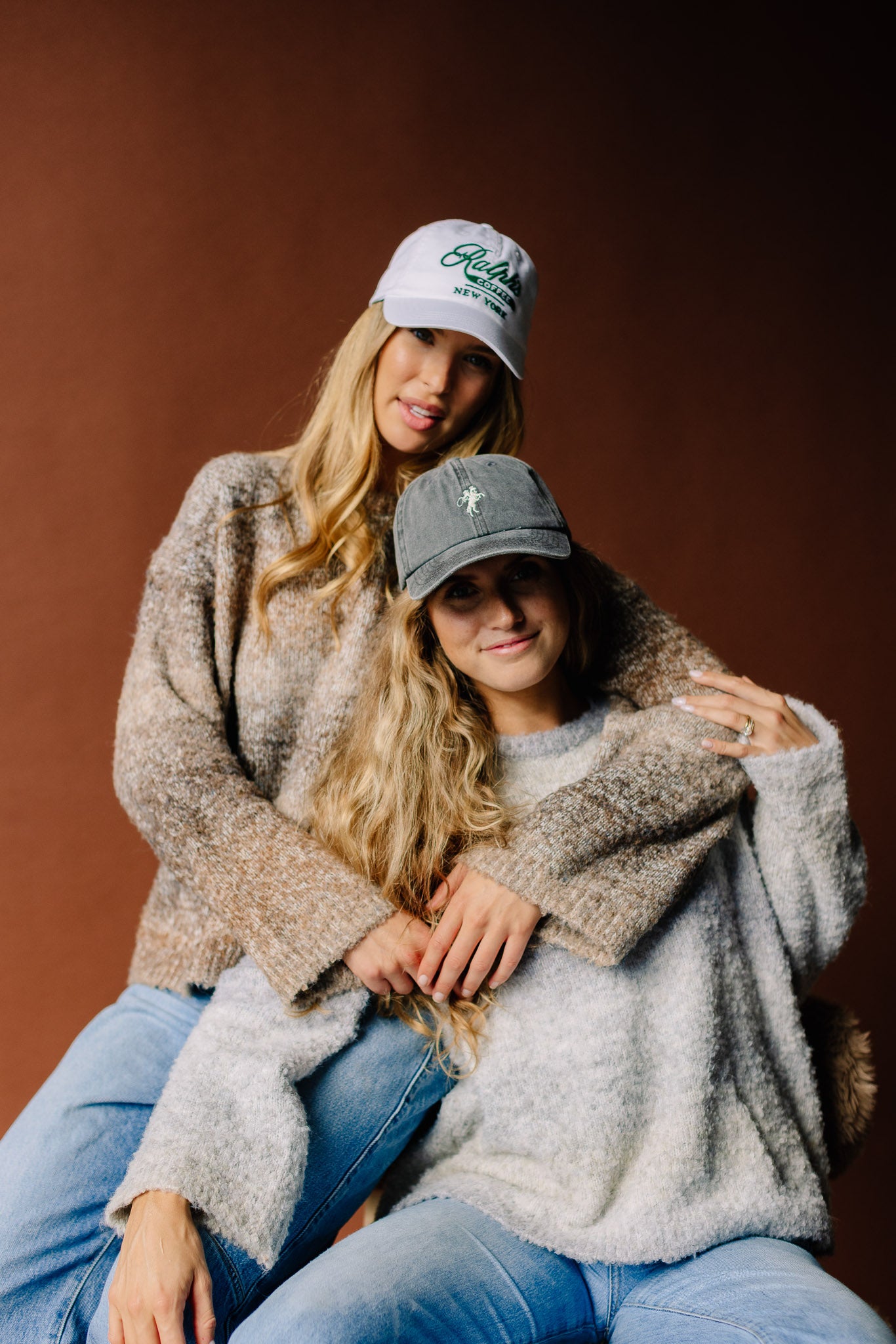 Loose Fit Ombre Scottie Sweater