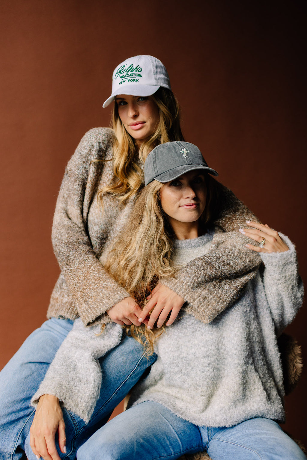 Loose Fit Ombre Scottie Sweater