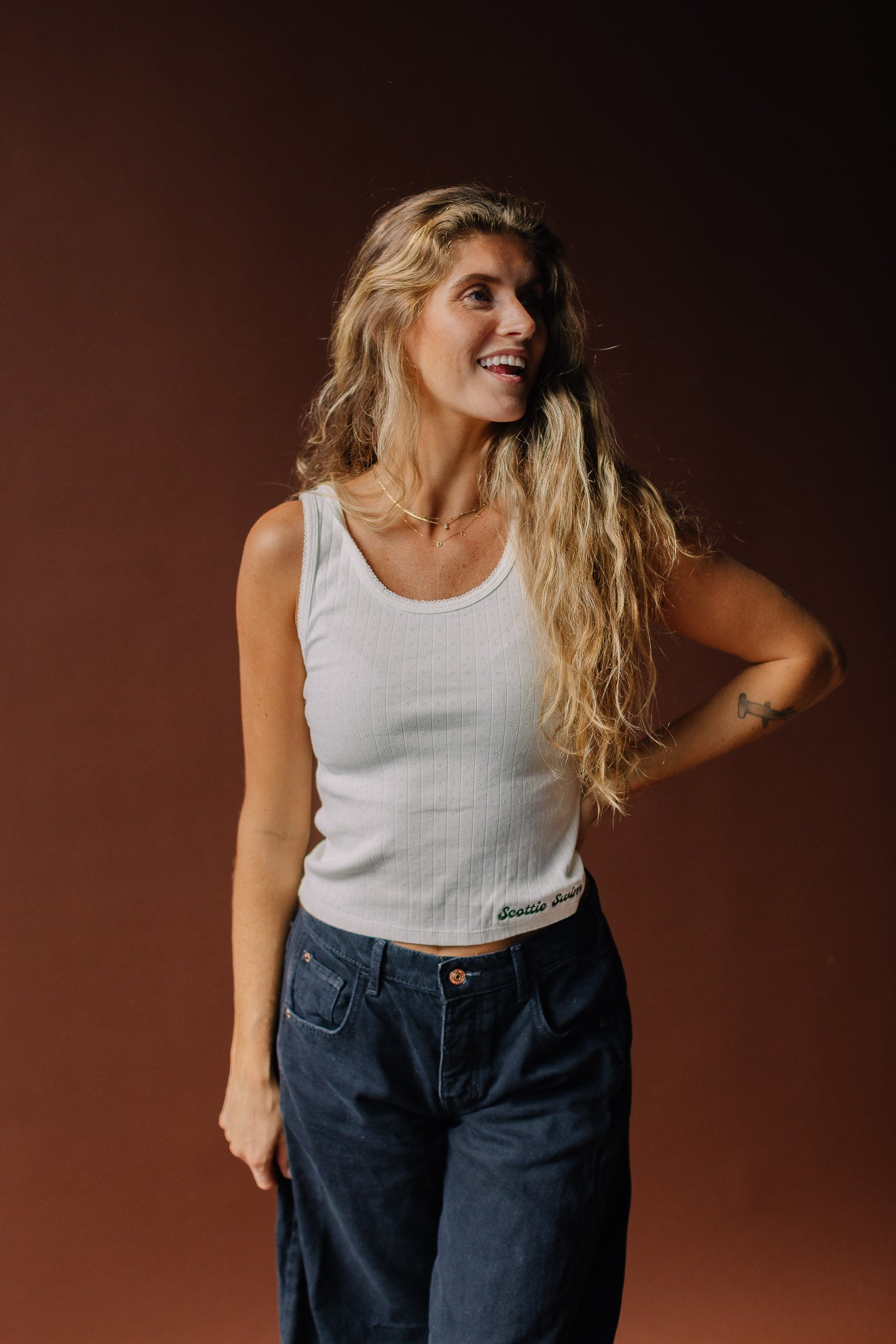 Scottie Pointelle Tank