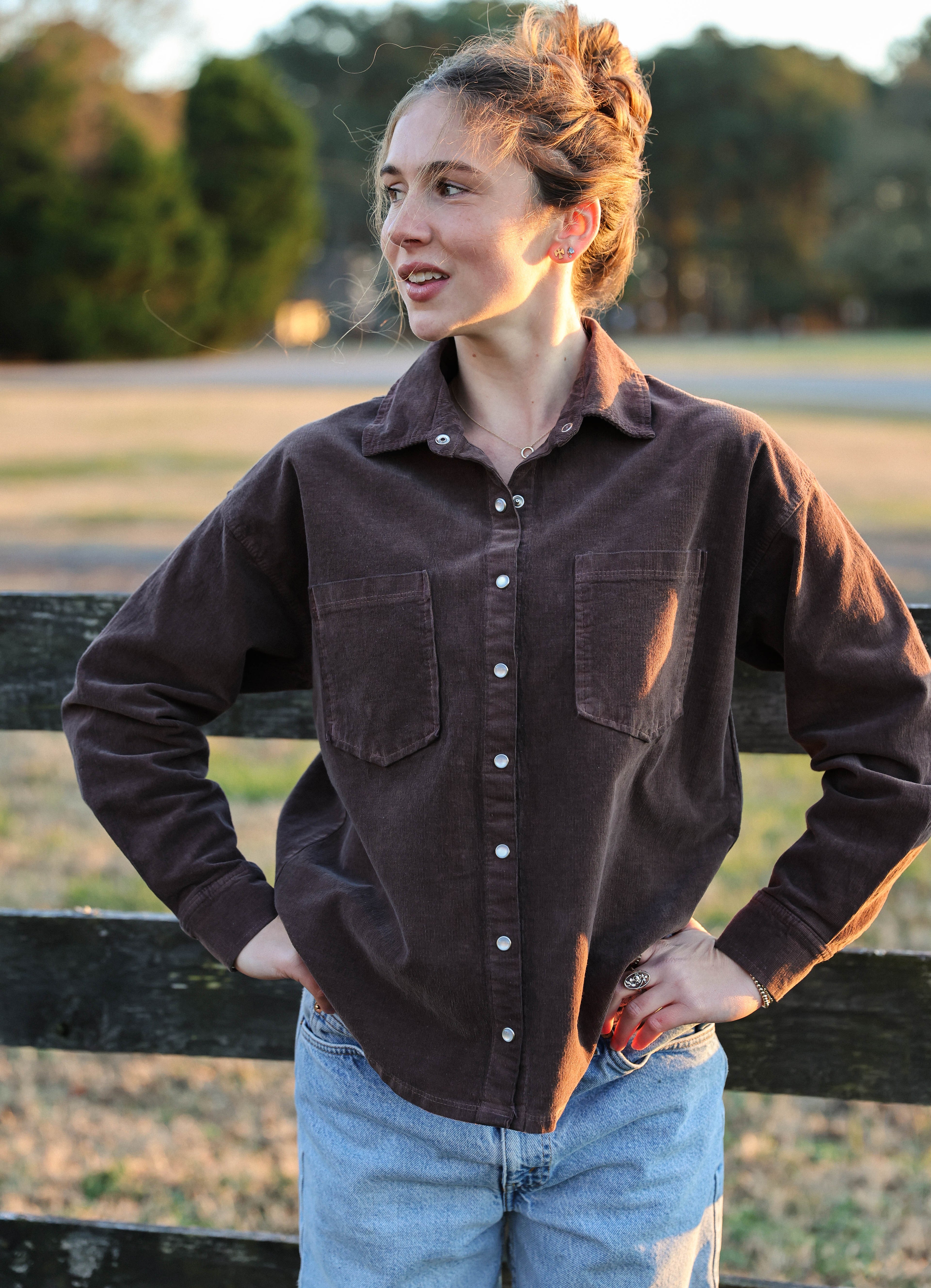 Corduroy Scottie Shirt
