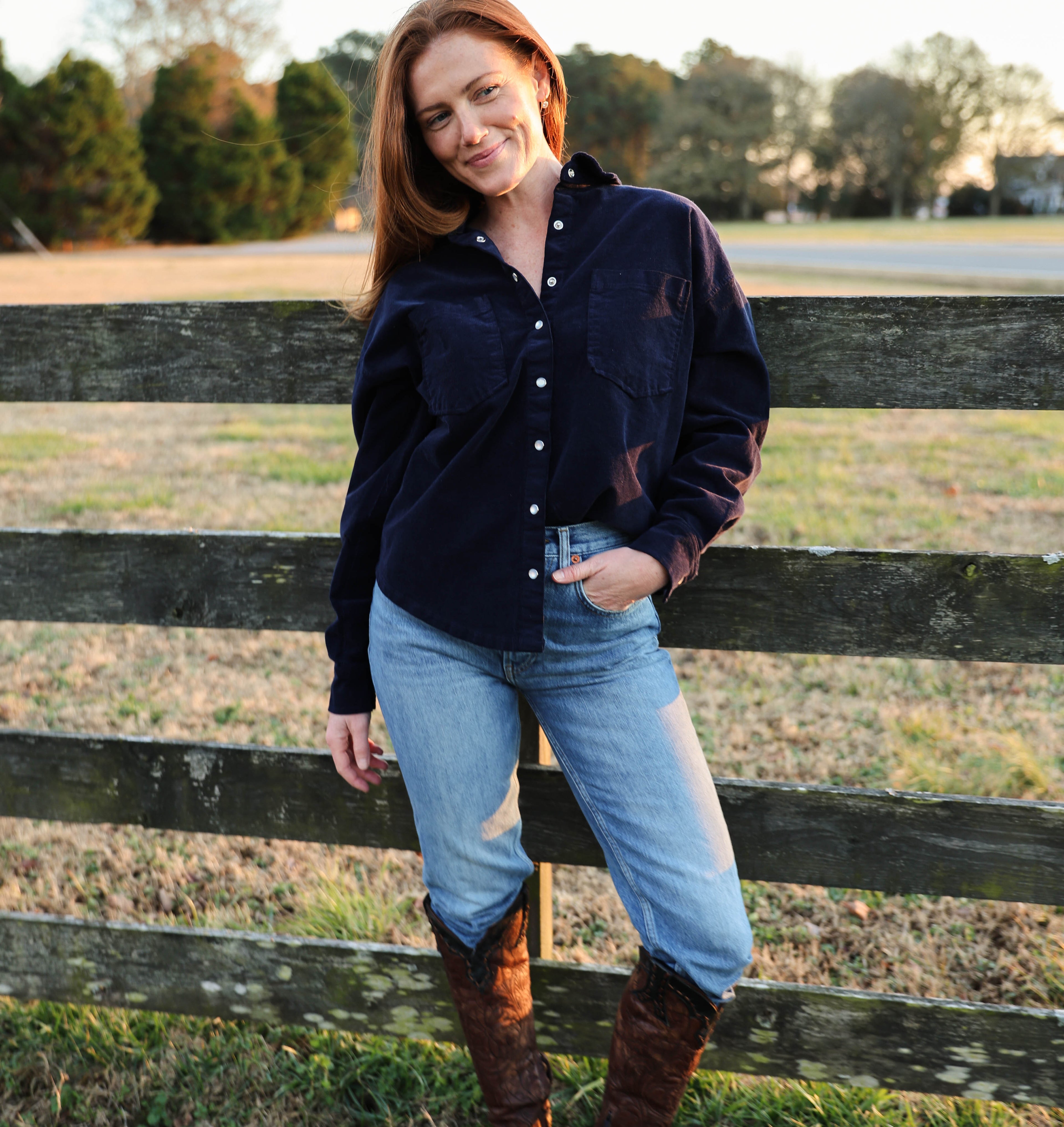 Corduroy Scottie Shirt