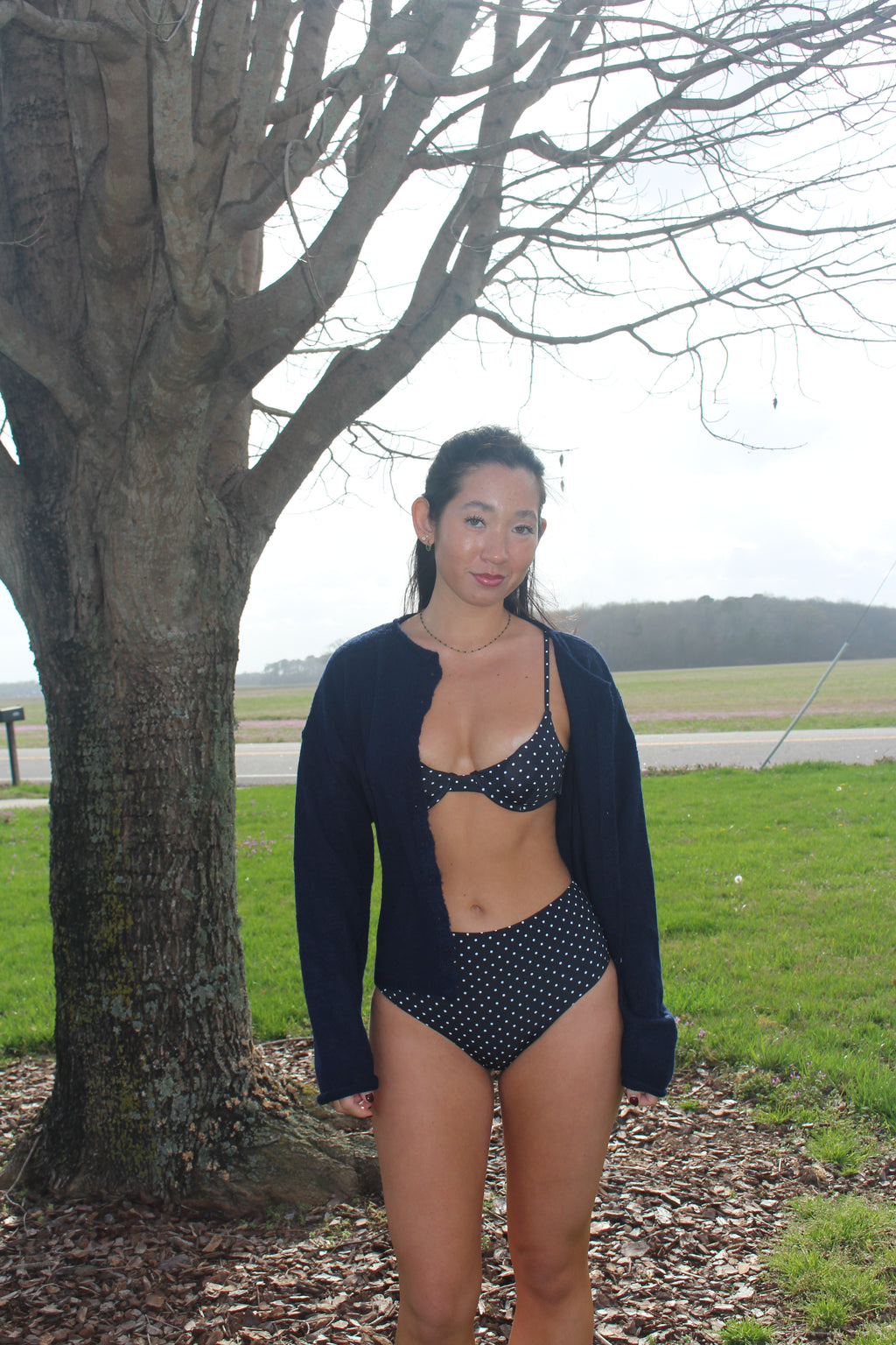 Polka Dot Underwire Bikini Top