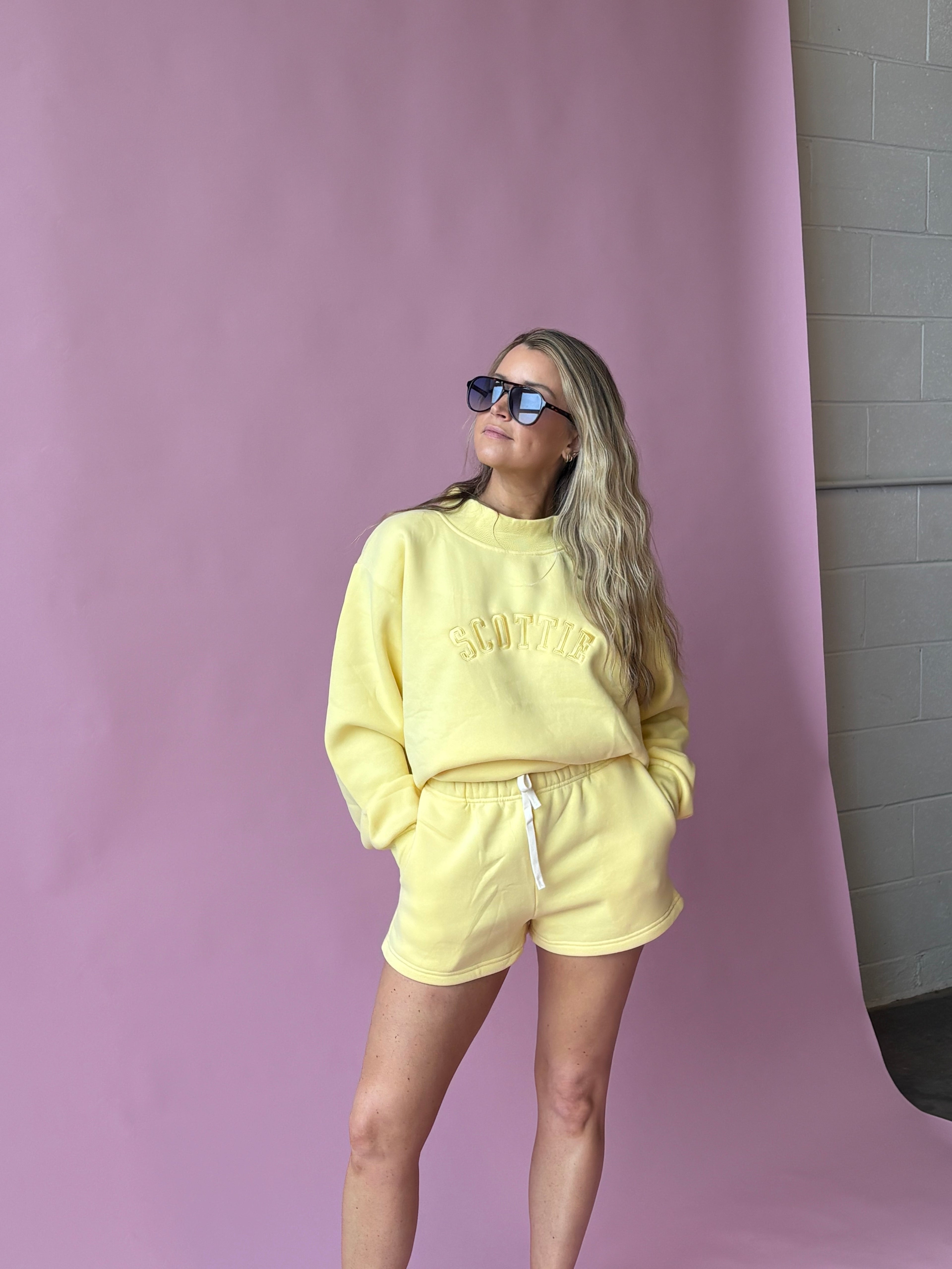 Fleece Drawstring Short