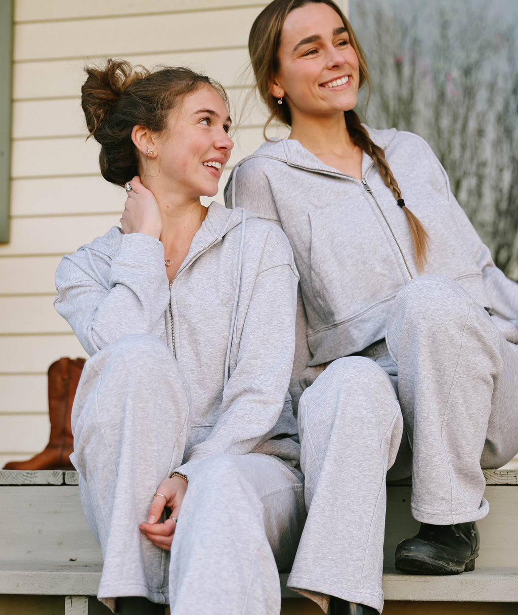 Drawstring Wide Leg Sweatpants