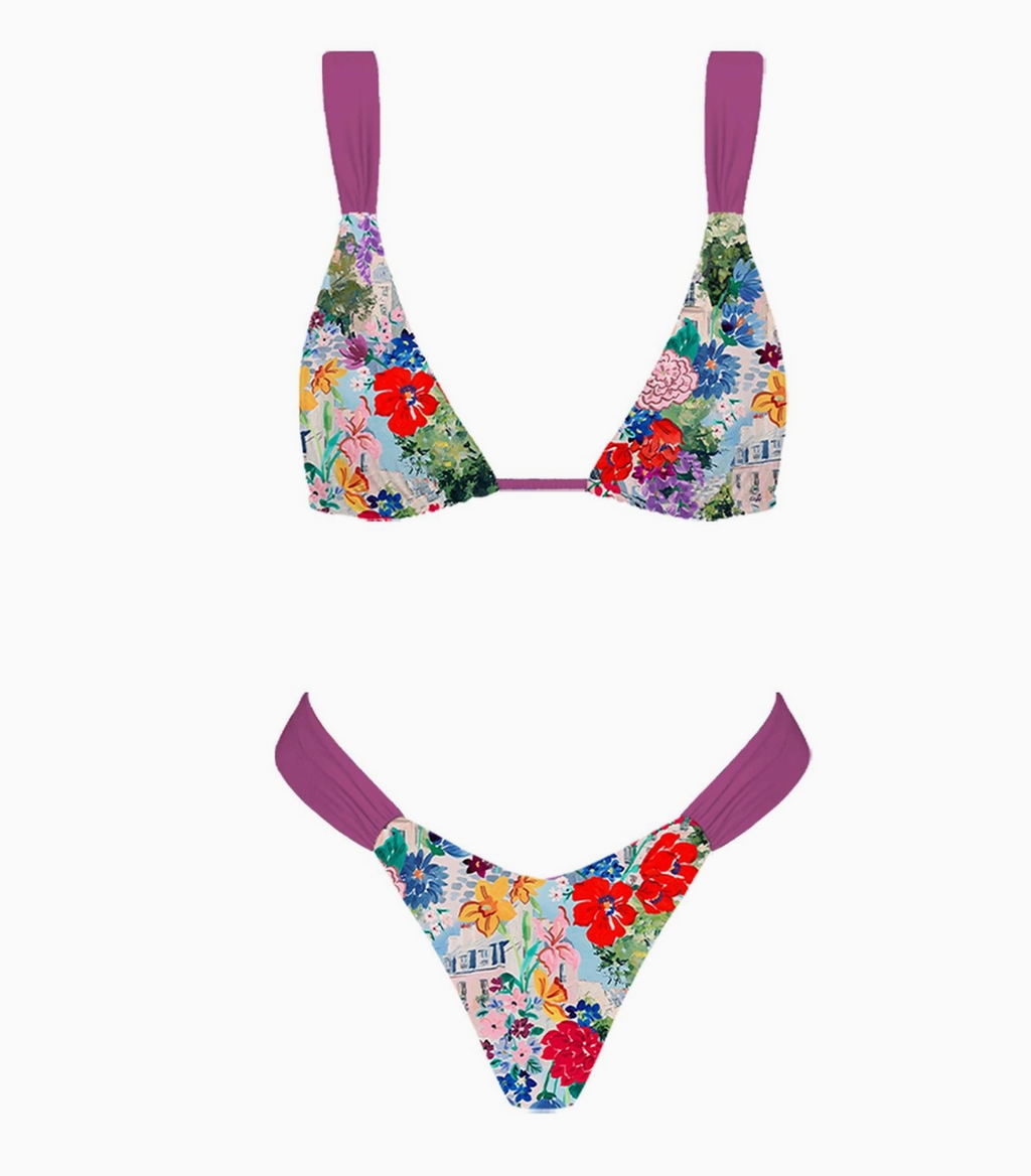 Coastal Cafe Triangle Bikini Top