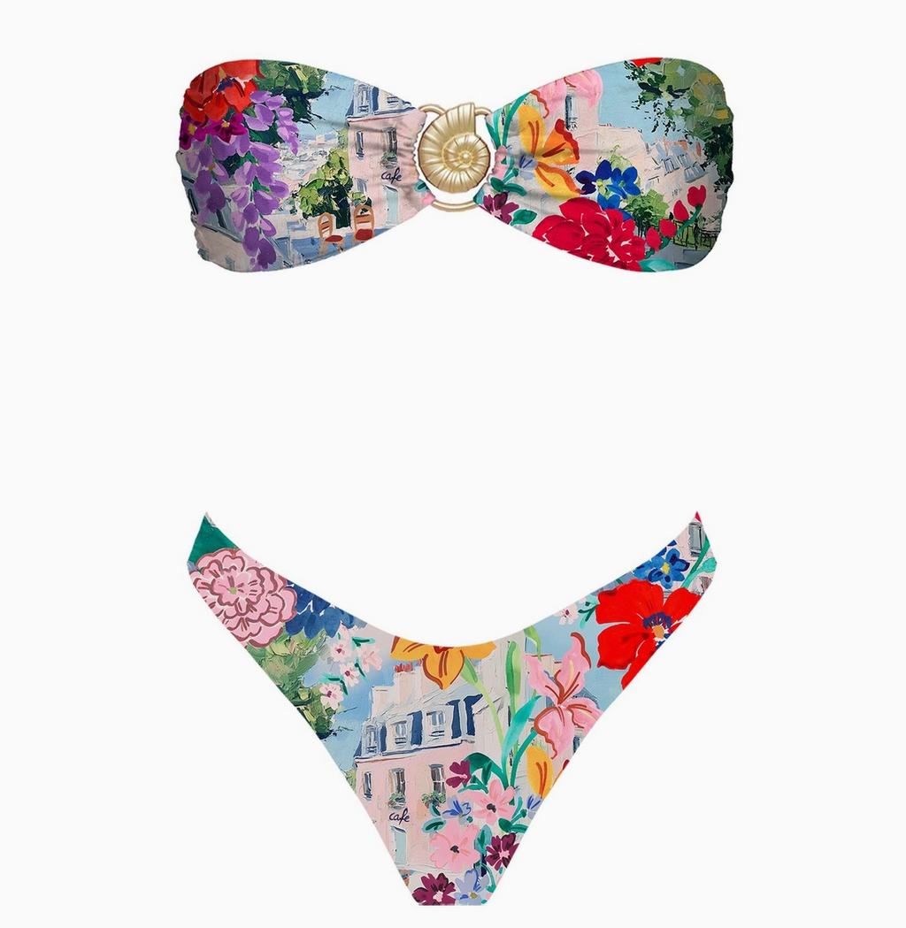 Coastal Cafe Bandeau Bikini Top